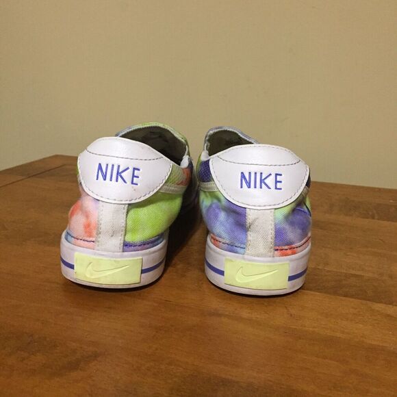 Nike Court Legacy Shoes Women's Size 9 Sneakers CZ1752 900 Slip On Tie Dye - Picture 4 of 7